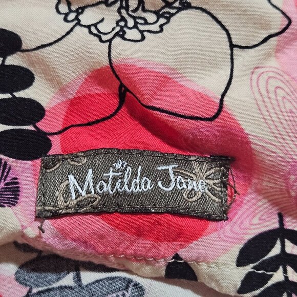 Matilda Jane V-Neck Floral Tunic Top Size L Long Sleeve Boho Print Blouse - Picture 9 of 13